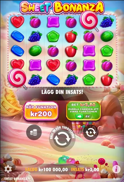 Sweet Bonanza slot artwork